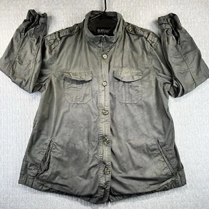 Buffalo David Bitton Women’s Windbreaker jacket (XL) pockets button zip up - Picture 1 of 7