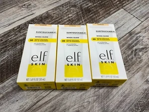 ELF SKIN Suntouchable! Whoa Glow SPF 30 Sun Protection+Makeup Primer (LOT OF 3) - Picture 1 of 2
