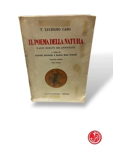 BOOK THE POEM OF NATURE - LUCREZIO CARO - Picture 1 of 2