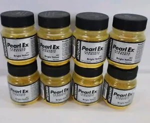 Jacquard Pearl Ex Perlglanz Pulver Pigmente hellgelb 8 Stück - Bild 1 von 3
