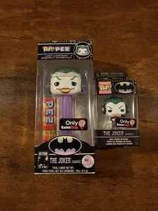 Funko Pop Batman The Joker Pez Dispenser & Keychain - Picture 1 of 1
