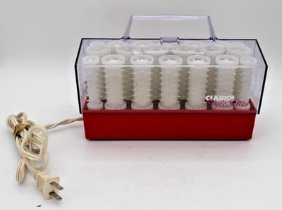 De Colección Clairol Estilo Setter 20 Rizadores Calefactables Rodillos de Pelo Modelo C-20-TALLA SIN CLIPS  Foto 1 de 4