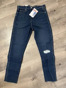 Jeans skinny Levi Strauss Signature Heritage vita alta taglia 6 nuovi - Foto 1 di 6