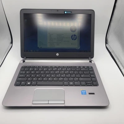 HP PROBOOK 430 G1 INTEL CORE I3-4010U 1.70GHZ 4GB RAM 128GB SSD - Tested - Image 1 of 4