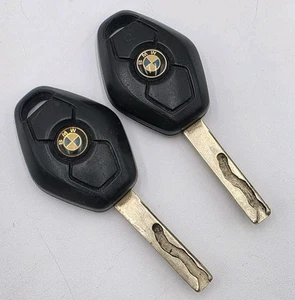 BMW E46 E53 E83 E85 E86 Keyless Fob Remote Transmitter Unit Oem Set Of 2 - Afbeelding 1 van 4