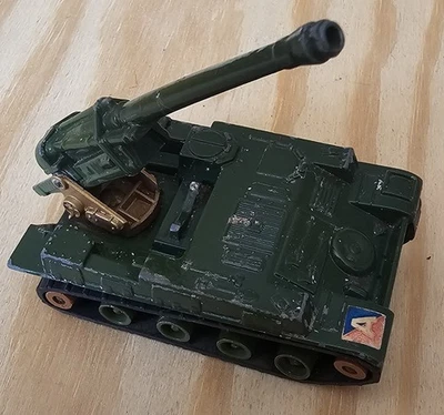 Char/Tank 105 mm Howitzer SP Gun - MATCHBOX Battle Kings K-107 - 1974 - TTBE - Image 1 of 4