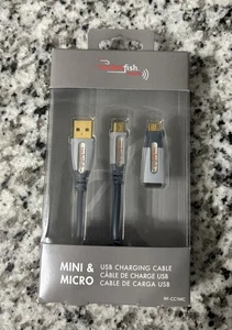 Rocketfish Mobile Mini & Micro Adaptor USB Charging Cable RF-CC1MC BBY Solutions - Photo 1 sur 1