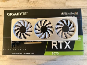 Gigabyte GeForce Nvidia RTX 3070 8GB Vision OC GDDR6 Video Graphics Card GPU - Afbeelding 1 van 5