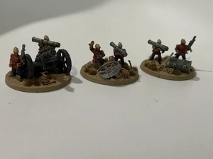 Warhammer 40k Praetorian Guard 3x Missile Launcher Teams. OOP Painted Rare - Picture 1 of 10