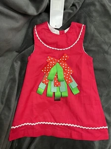 Zulily, LIL Cactus Red Christmas Dress - Picture 1 of 3