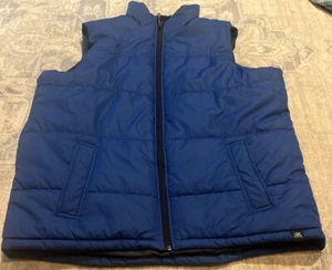MEN'S ZERO EXPOSUR BLUE FULL ZIP VEST SIZE XL X-LARGE - Picture 1 of 5