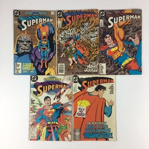 DC Comics Superman 1987-1988 Vol 42 Lot of 5 Comic Books - Picture 1 of 7