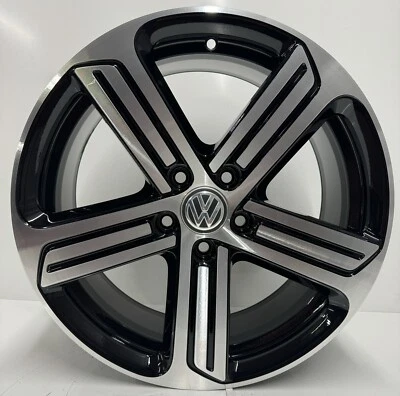 Genuine OEM Volkswagen Golf R GTI Cadiz 18" Alloy Wheel 5G0601025DQ - Image 1 of 4