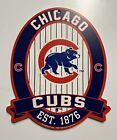 Chicago Cubs Sign Wood Sign 11" x 13"
