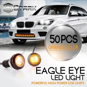 Eagle Eye 18mm 5730SMD High Power ORANGE LED Fog Light DRL Backup Signal - 50PCS - Picture 1 of 6