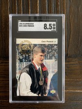 Chris Pronger rookie card. 1992-93 Upper Deck SGC 8.5