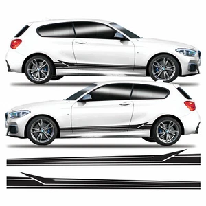 Arrow Side Stripes Graphics Kit For BMW 1 Series F21 3 & 5 Door Vinyl Stickers - Picture 1 of 3