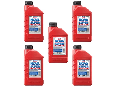 5x Original Liqui Moly 1L Nova Super 15W-40 Aceite de Motor Motoroil Aceite Oil - Imagen 1 de 2