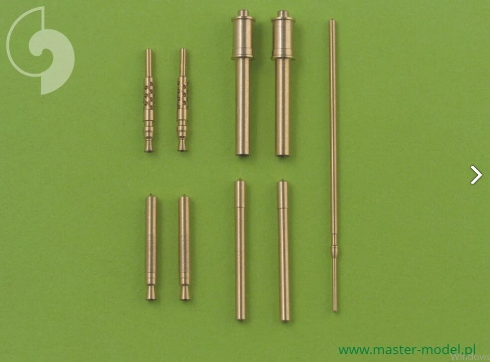 Master 48AM017 Fw 190 A2 - A5 Armament Set (MG 17 Barile Consigli, MG Ff Botti, - Immagine 1 di 1