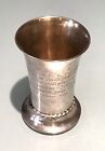 Antique Vintage 1928 German Sterling Silver Presentation Goblet Cup Beaker Old