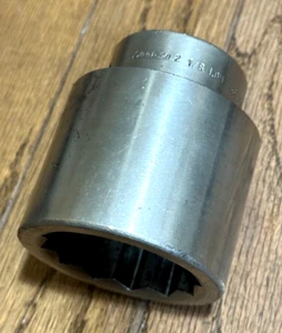 Snap On Tools JUMBO 2- 1/8" Socket 1" Drive SAE 12-PT Chrome Large Locking Pin - Picture 1 of 5
