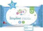 12 LITTLE HEROES SENSITIVE FRAGRANCE FREE WIPES X 66 WIPES