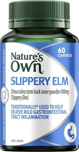 Nature'S Own Slippery Elm 400Mg for Digestive Health - Traditionally Used to ... - Picture 1 of 12