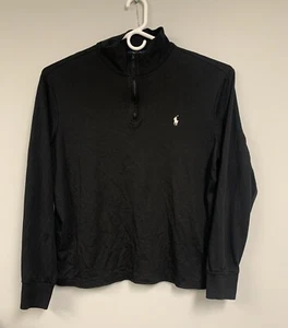 Polo Ralph Lauren Mens Long Sleeve 1/4 Zip Cotton Pullover Polo Shirt Size XL - Picture 1 of 11