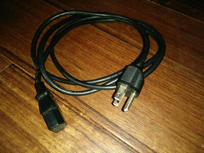 I-Sheng IS-14 3-Prong 10A 125V 1250W 3 ft Power Cable SP-305 E55943 - Image 1 of 4