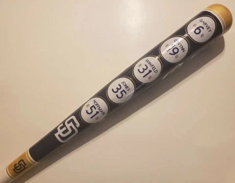 San Diego Padres Retired # 34/34oz One Of A Kind Custom Collectible Baseball Bat Cover