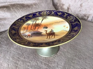 Noritake 1930s Art Deco Desert Scene Cake Stand - Bild 1 von 16