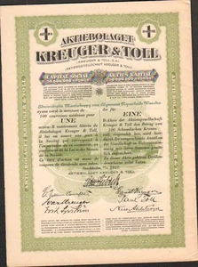 KREUGER & TOLL, allumettes suédoises (SUÈDE) (K) - Picture 1 of 1