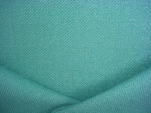 8-7/8Y KRAVET 35379 DUNMORE DEEP AQUA BLUE TEXTURED FAUX LINEN UPHOLSTERY FABRIC - Picture 1 of 4