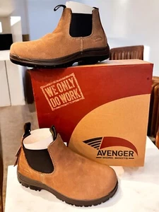 Avenger Womens Foreman Romeo Composite Toe Work Boots Size 8 Wide New in Box - Picture 1 of 12