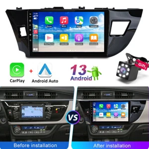 Auto Stereo For Toyota Corolla 2014-16 Car Radio Android Auto Carplay GPS Navi - Picture 1 of 15