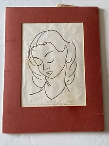 Pria Ink Sketch Bethany From A Primivera By Barraccio 71/75 BD4 - Picture 1 of 12
