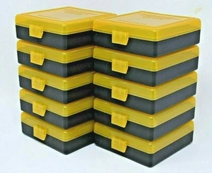 22 lr Ammo Box / Case / Storage (10 PACK) 1000 Rnds of STORAGE YELLOW-BLACK - Picture 1 of 2