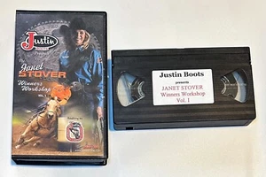 Vintage Justin Stiefel Janet Stover Fass Rennen Reiten VHS Video SELTEN Vol. 1 - Bild 1 von 4