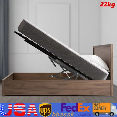 22kg Bed Lift Mechanism Bed Box Storage Hydraulic Space Saving Hardware - Image 1 of 4