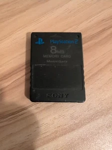Offizielle Sony PlayStation 2 PS2 Memory Card Schwarz 8MB - Bild 1 von 1