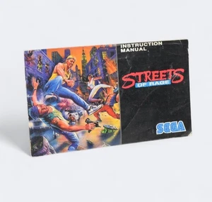 Sega Megadrive Streets of Rage - Instruction Manual Only PAL/UK - Picture 1 of 12