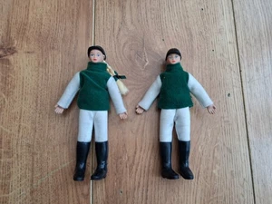 Vintage Julip Horse Figure Doll x 2 Bundle - horse riding outfit and hat  - Picture 1 of 6