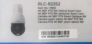 Reolink RLC-823S2 4K 8MP Security Camera 16X Zoom 360°Auto-Track Smart Detection - Picture 1 of 4
