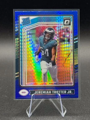 2024 Panini Donruss Optic - Rated Rookie Jeremiah Trotter Jr. #250 Blue Hyper... - Image 1 of 2