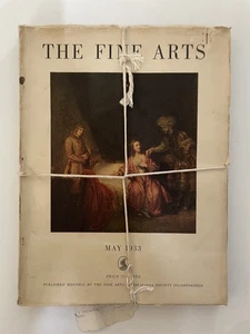NICE! Collection of FOUR The Fine Arts Magazines May-August 1933 - Picture 1 of 3