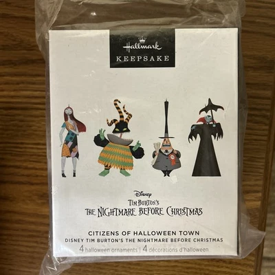 Hallmark 2025 Nightmare Before Christmas CITIZENS OF HALLOWEEN TOWN Free Ship - Image 1 of 2