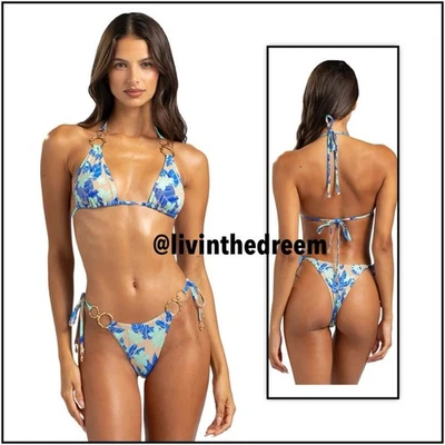 Parte superior triangular Beach Bunny Shannon DD y Audrey Tango L $235 Foto 1 de 4