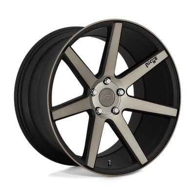 Rueda 19x8,5 Nicho M150 VERONA NEGRO MATE MECANIZADA 5x112 (34 mm) Foto 1 de 4