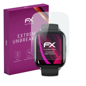 atFoliX Szkło ochronne do Amazfit Zepp E Square 9H Hybrid-Glass - Zdjęcie 1 z 8