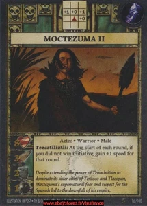 Anachronism - Moctezuma II 16/100/ Set #5 Eng - Imagen 1 de 2